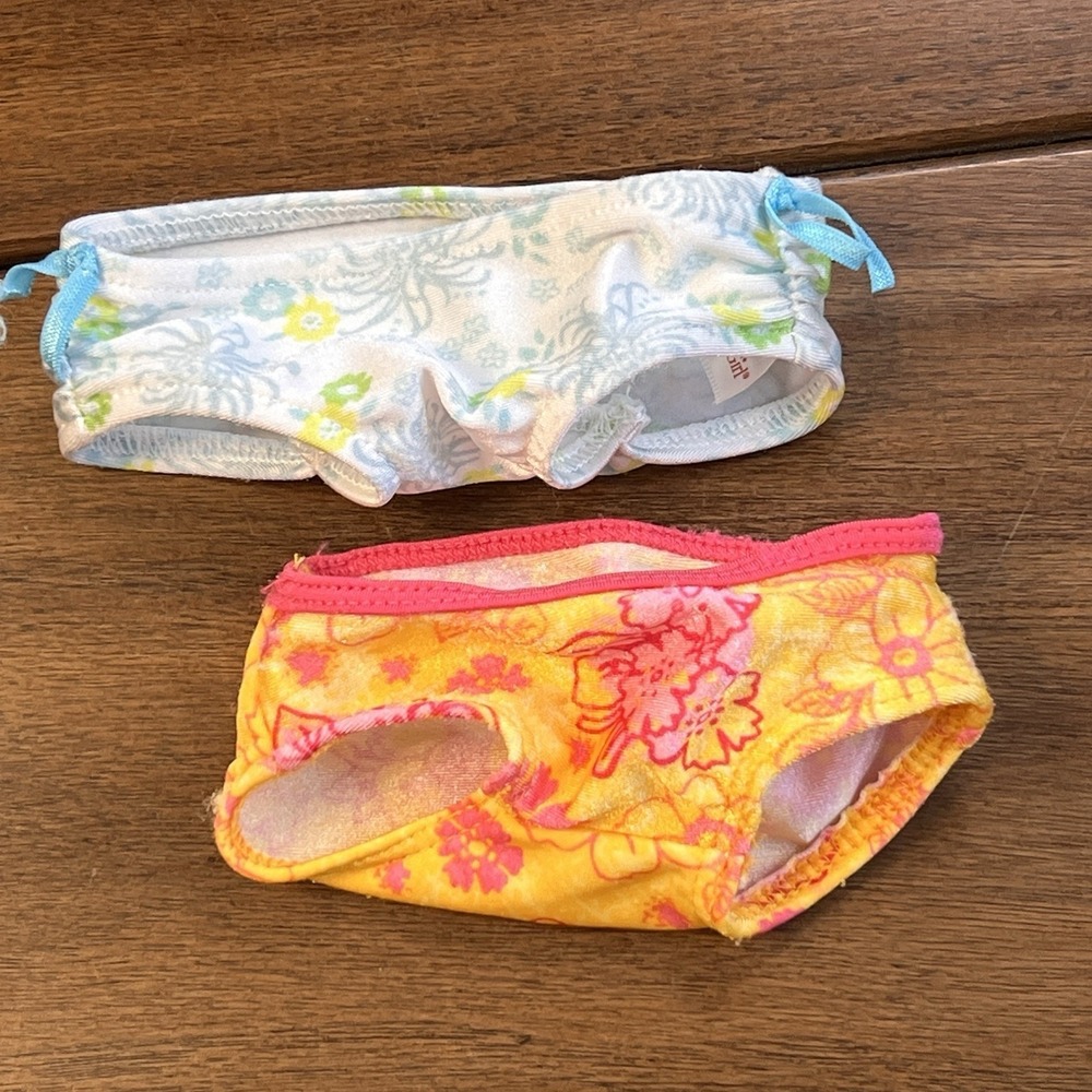 American Girl Doll AG Swimsuit Bottoms Lot Of 2 18" Dolls